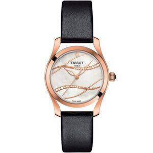 Tissot Women's T-Wave Mother of Pearl Dial Watch - T1122103611100